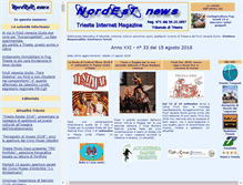 Tablet Screenshot of nordestnews.it